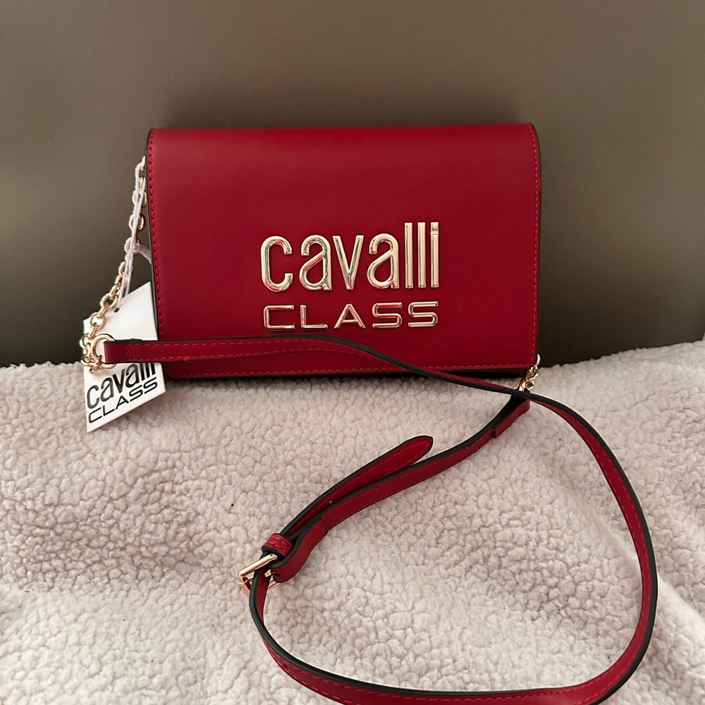 Roberto Cavalli clutch shoulder bag $98
